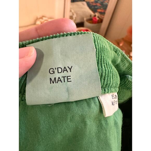 Rolla's Green Corduroy Eastcoast Flare Jeans Size 28 - Picture 7 of 9